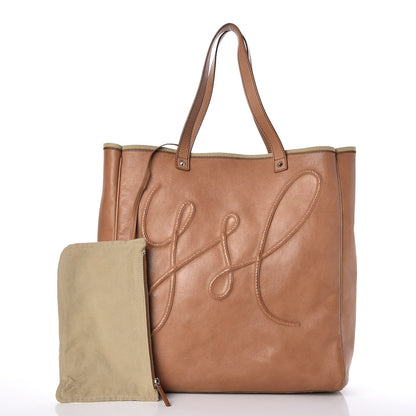 Saint Laurent Calfskin Charms Shopping Tote Beige 3 of 9