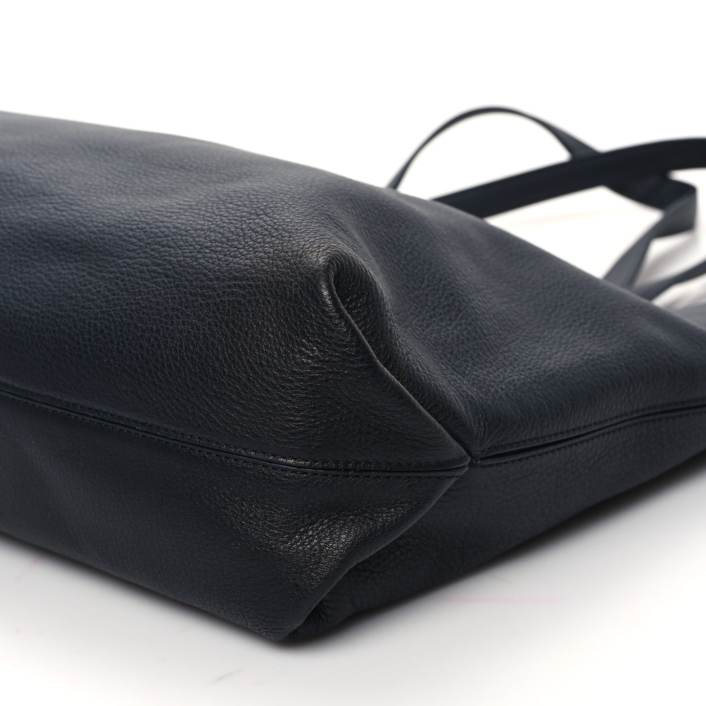 Butter Calfskin Cashmere Neo Inside Out Tote Black