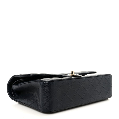 Chanel Caviar Quilted Medium Double Flap Navy 4 of 12