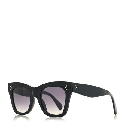 Celine Acetate Polarized Cat Eye Sunglasses CL4004IN Black 1 of 7