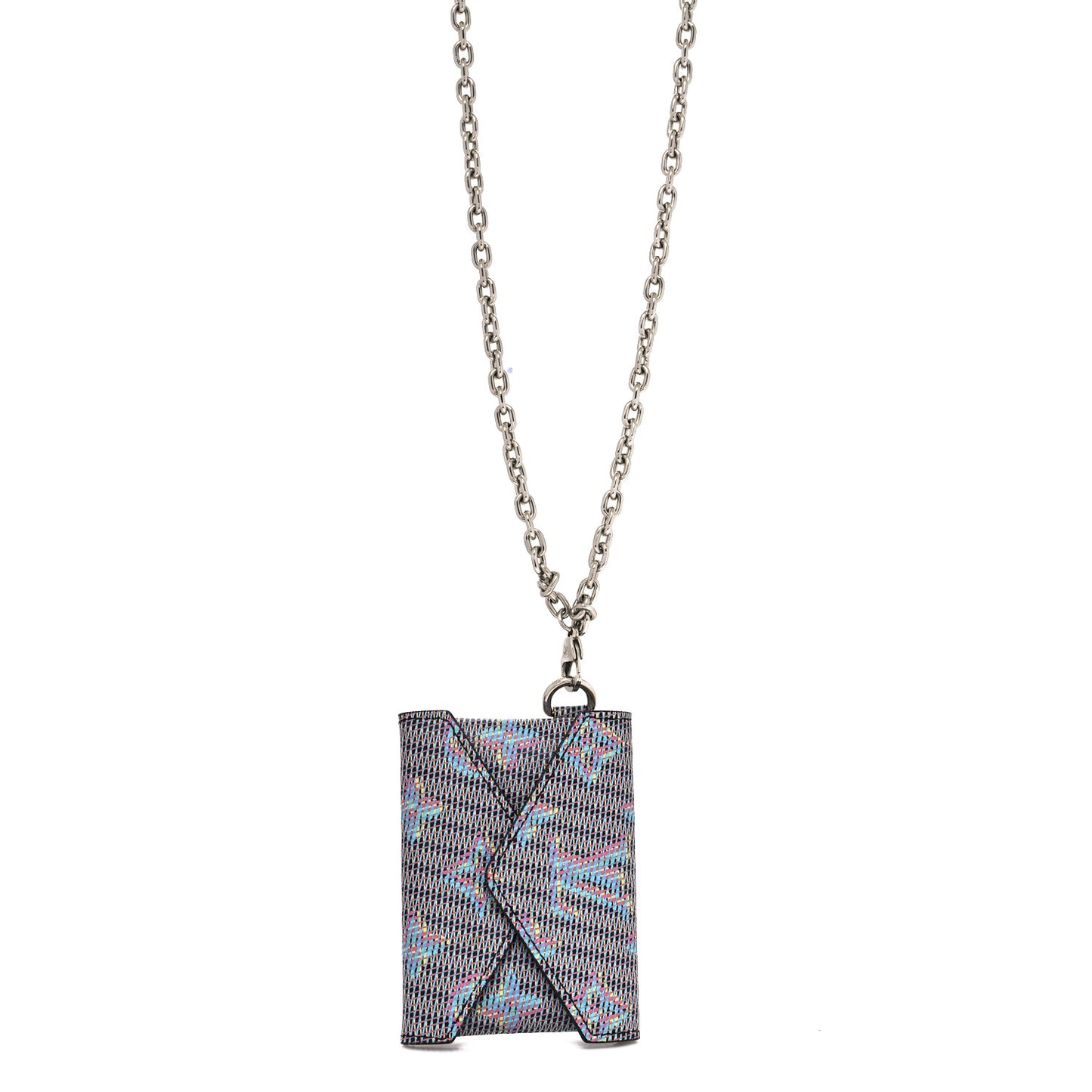 Monogram LV Pop Kirigami Necklace Blue