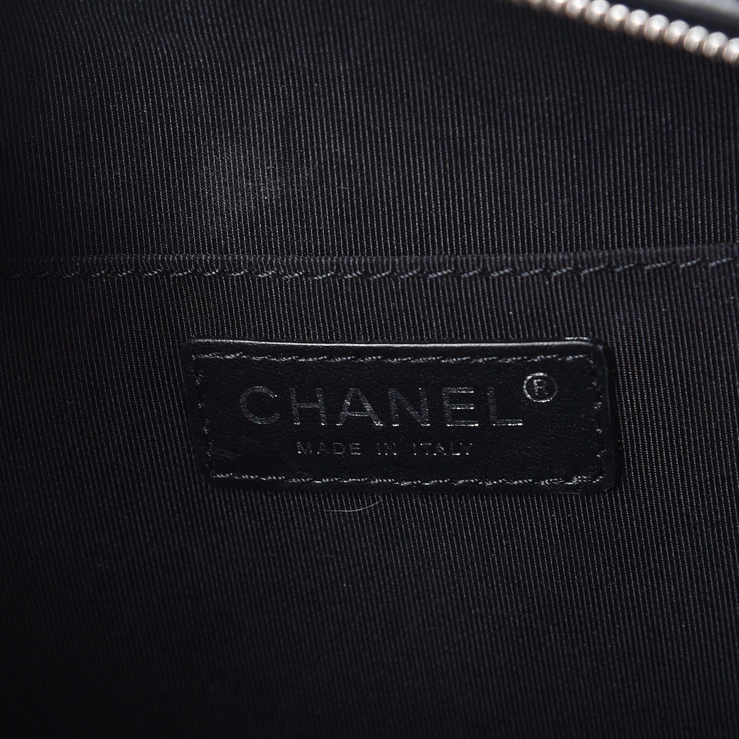 Lambskin Quilted Mini CC Box Camera Bag Black