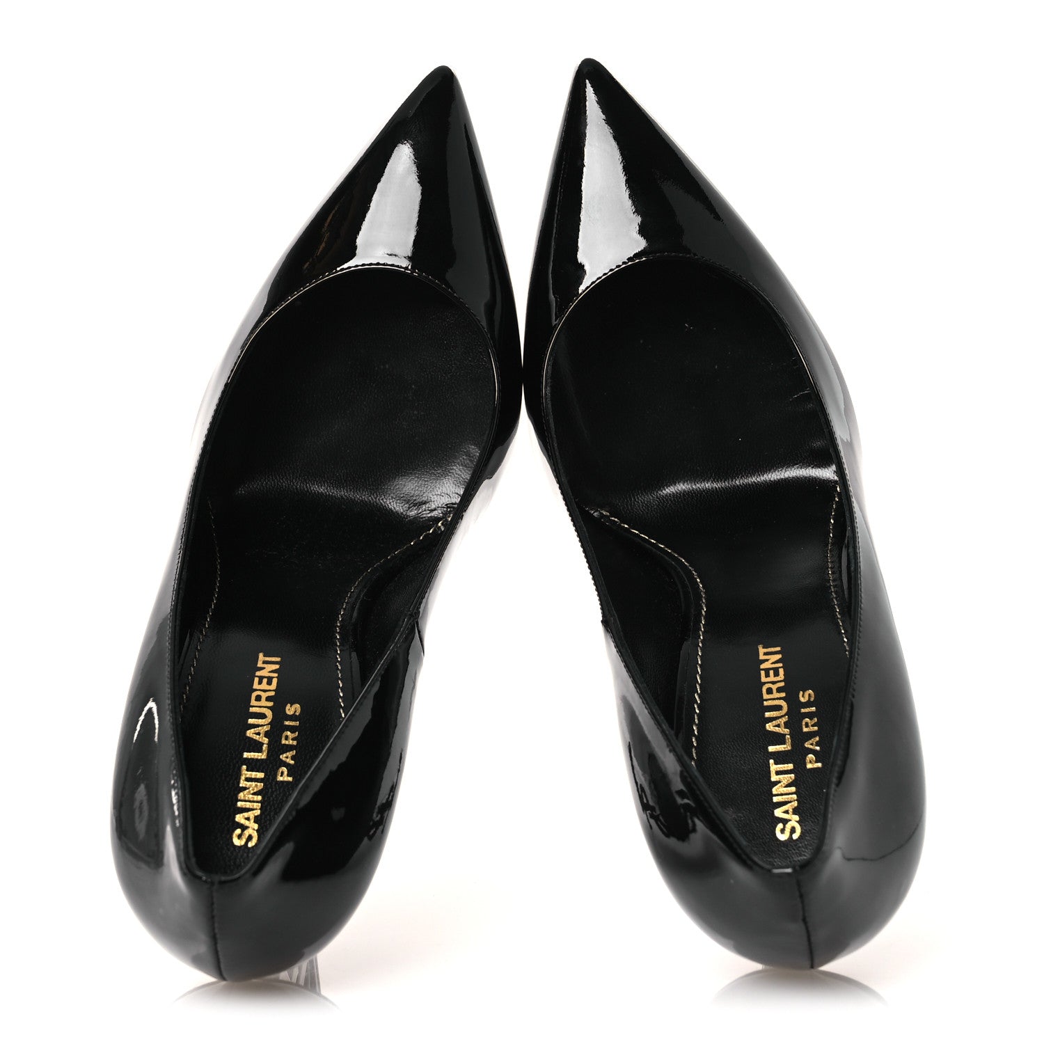 Saint Laurent Patent Opyum 110 Pumps 37 Black 2 of 11