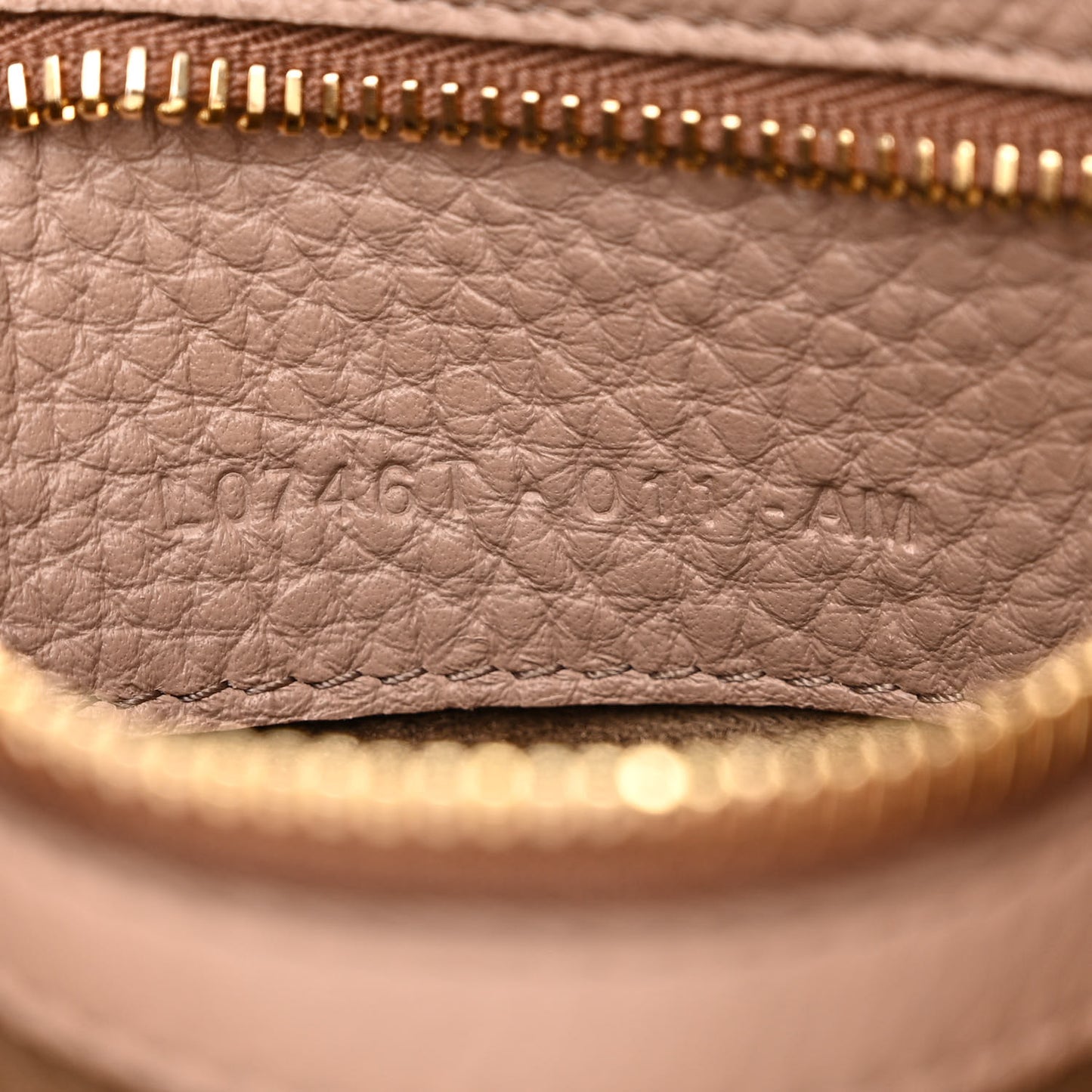 Grained Calfskin Sedgwick Medium Zipper Tote Taupe