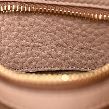 Tom Ford Grained Calfskin Sedgwick Medium Zipper Tote Taupe 7 of 20