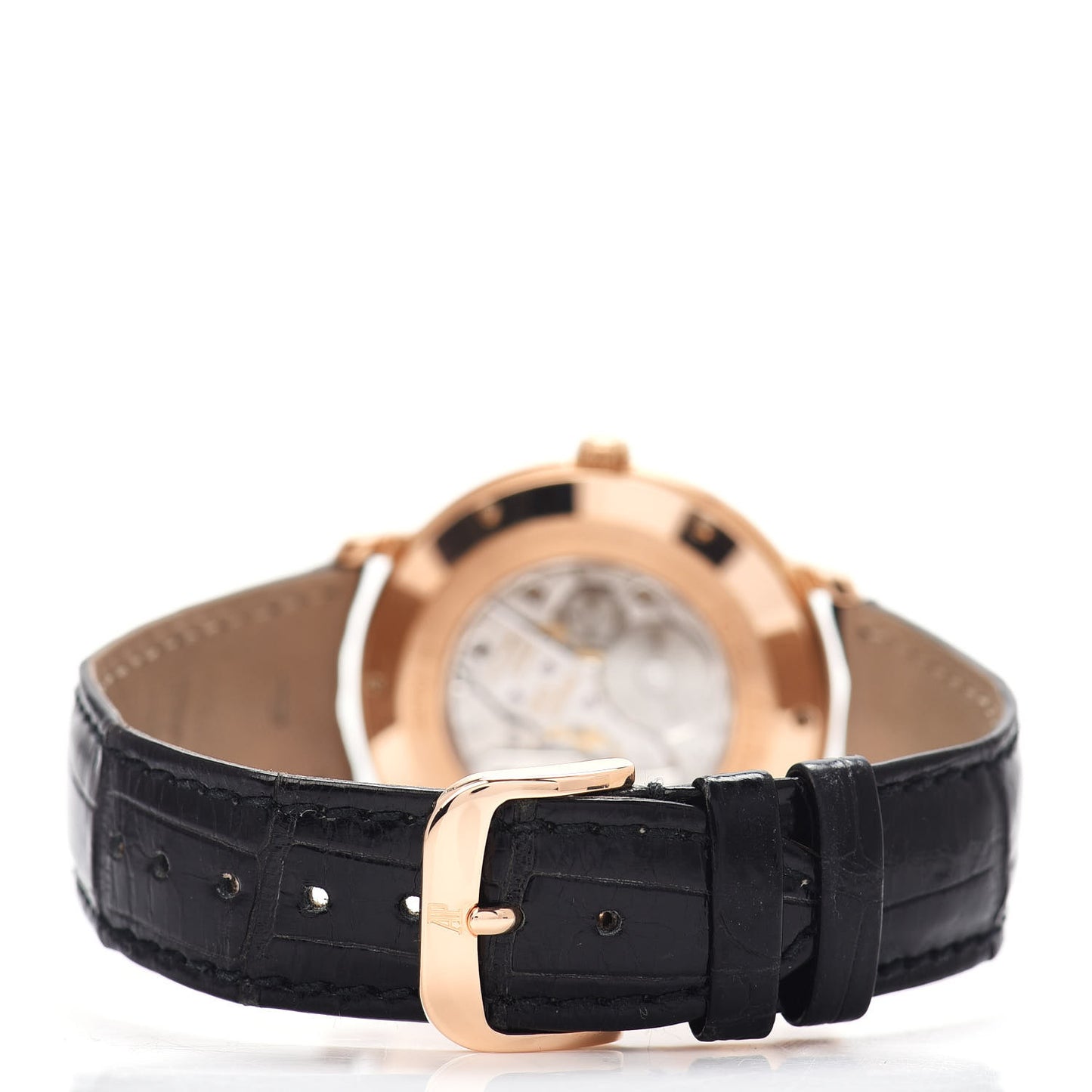 18K Rose Gold Alligator 36mm Jules Audemars Classic Manual Winding Watch 15056OR.OO.A067CR.02