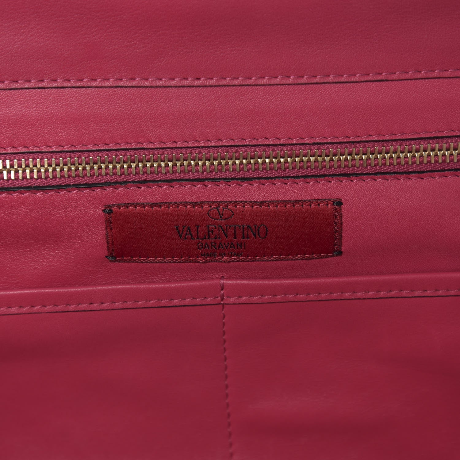 Valentino Garavani Vitello Medium Rockstud Tote Cyclamin 5 of 8