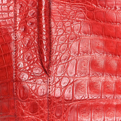 Nancy Gonzalez Crocodile Tote Orange 6 of 10