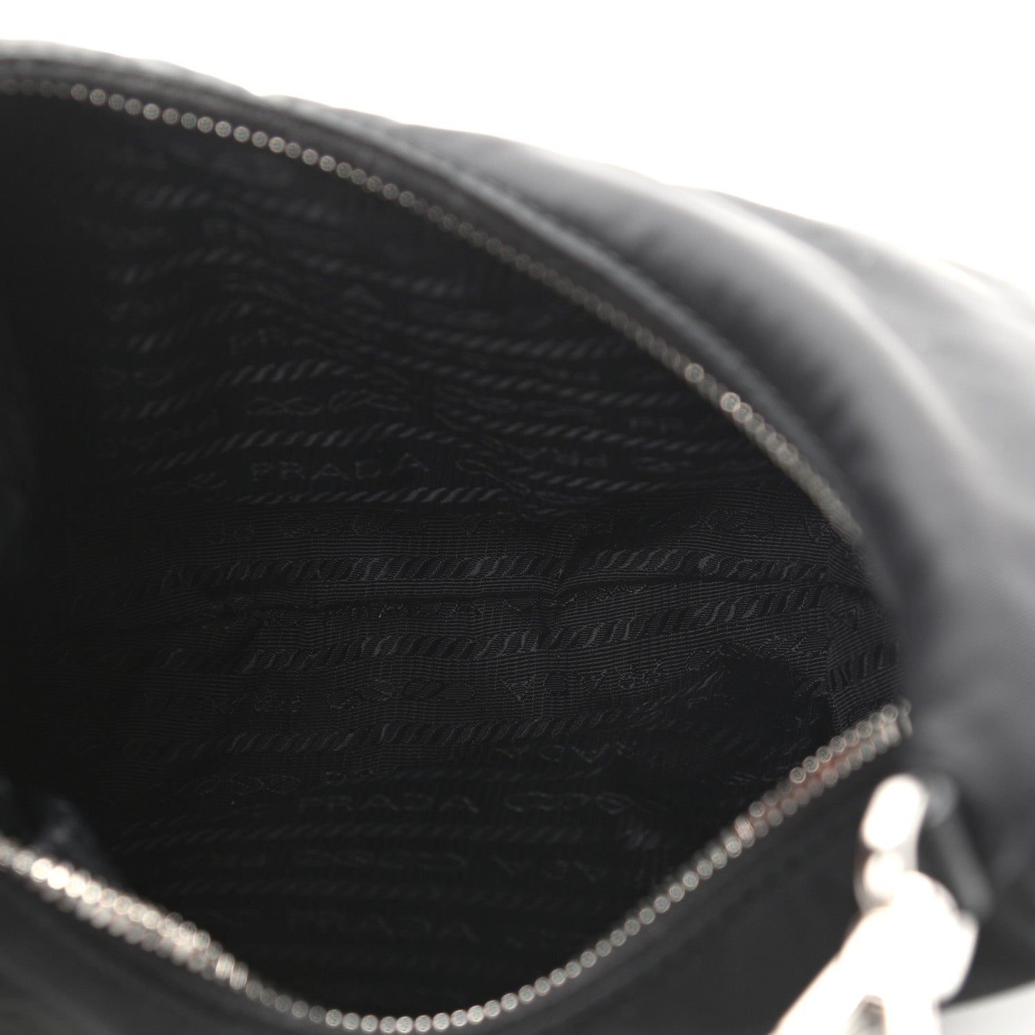 Prada Tessuto Nylon Saffiano Re-Edition 2006 Shoulder Bag Black 5 of 11