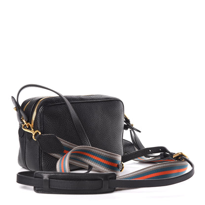 Prada Vitello Daino Medium Double Zip Shoulder Bag Black 4 of 17