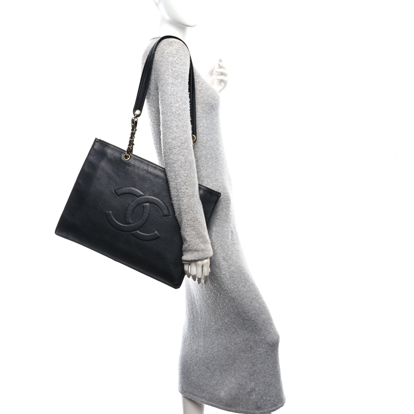 Caviar CC Shopper Tote Black
