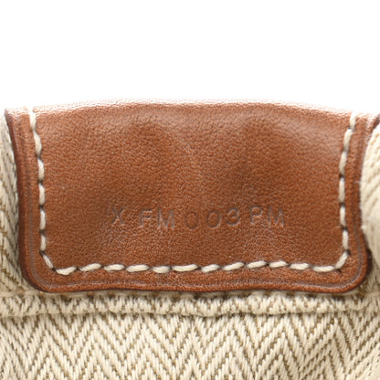 Hermes Canvas Barenia Fourbi 20 PM Pouch Naturel Fauve 7 of 11