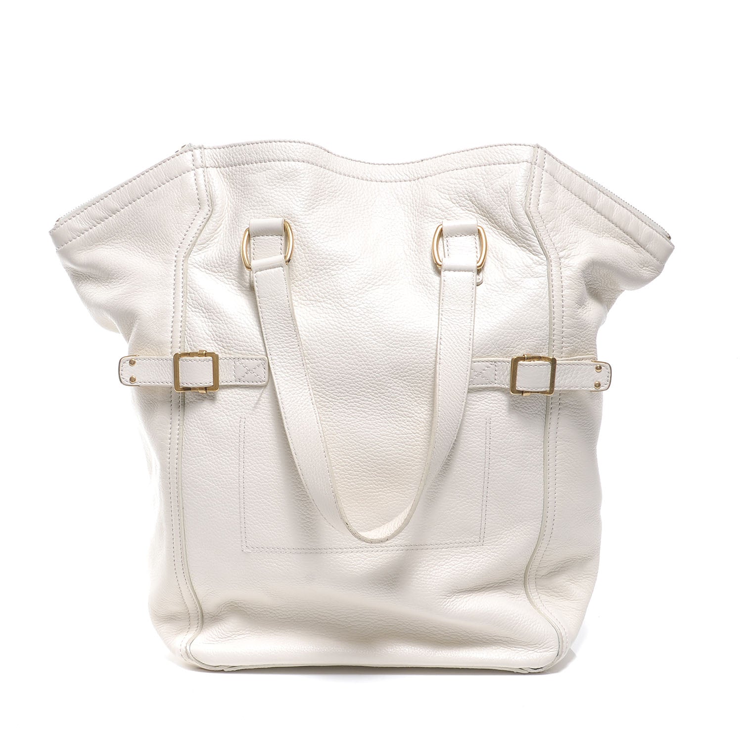Saint Laurent Large Downtown Tote Ivory 1 of 7