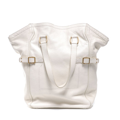 Saint Laurent Large Downtown Tote Ivory 1 of 7