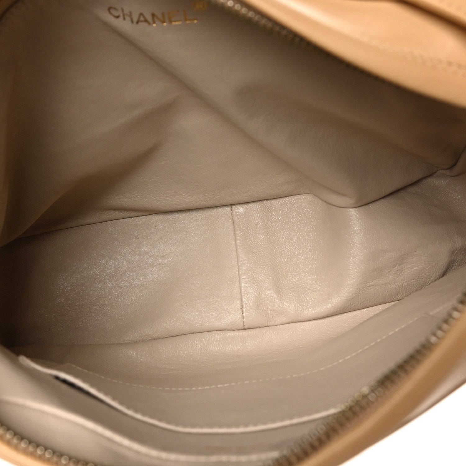 Chanel Lambskin Tassel CC Camera Case Beige 5 of 10