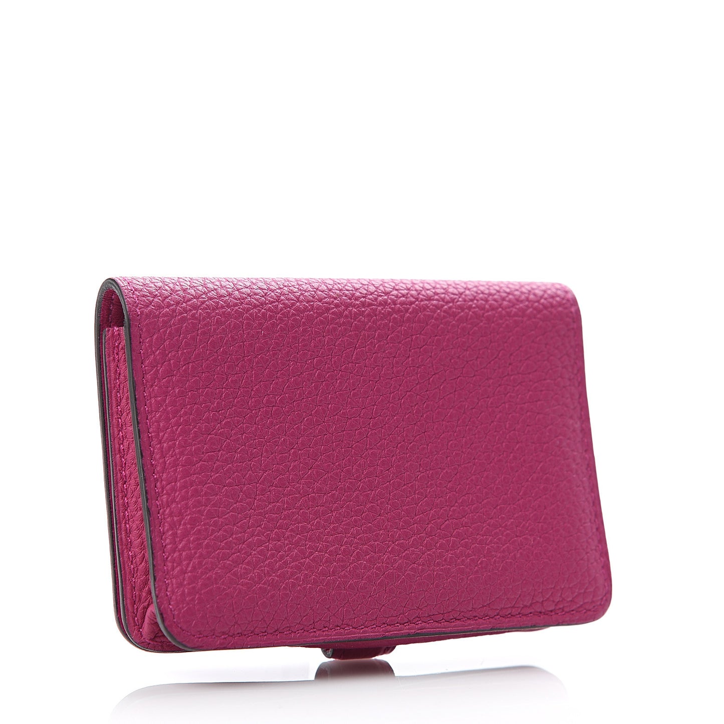 Togo Dogon Card Case Rose Pourpre