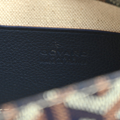 Goyard Goyardine Plumet Wallet Clutch Navy 8 of 11