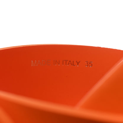 Prada EVA Rubber Buckled Lug Sole 20mm Thong Sandals 35 Papaya 6 of 9