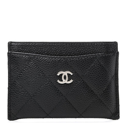 Chanel Caviar Quilted Card Holder Black 1 of 10