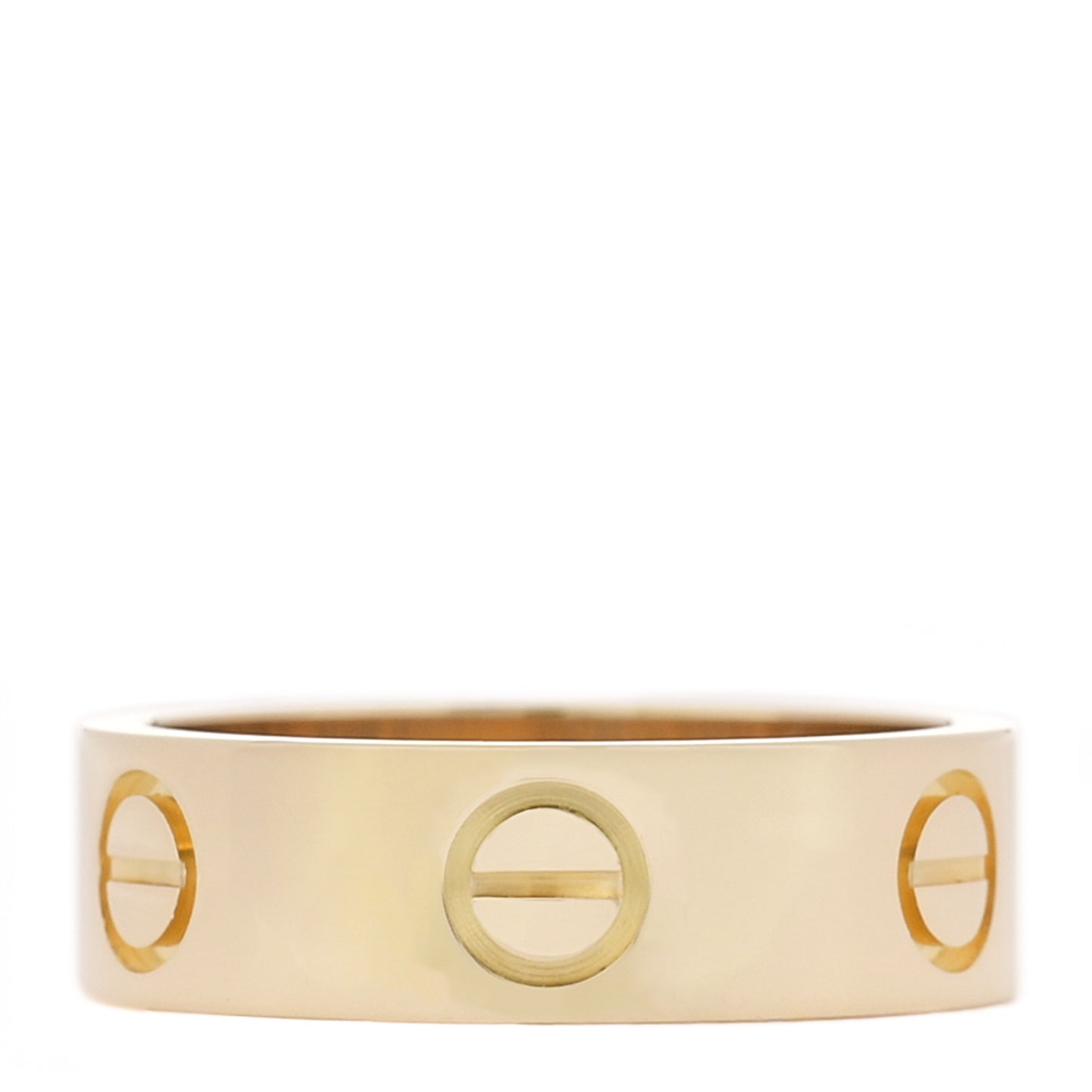 18K Yellow Gold 5.5mm LOVE Ring 50 5.25