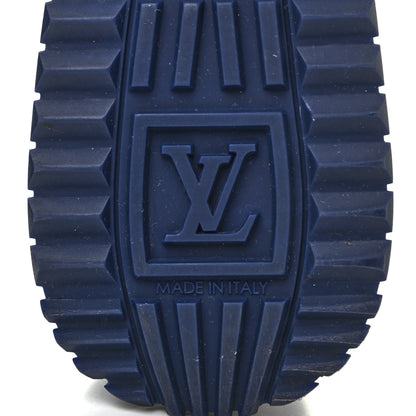 Louis Vuitton Suede Run Away Sneakers 38 Blue 8 of 9