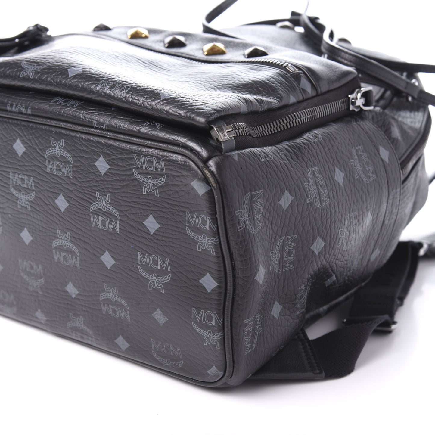 Visetos Medium Studded Dual Stark Backpack Black
