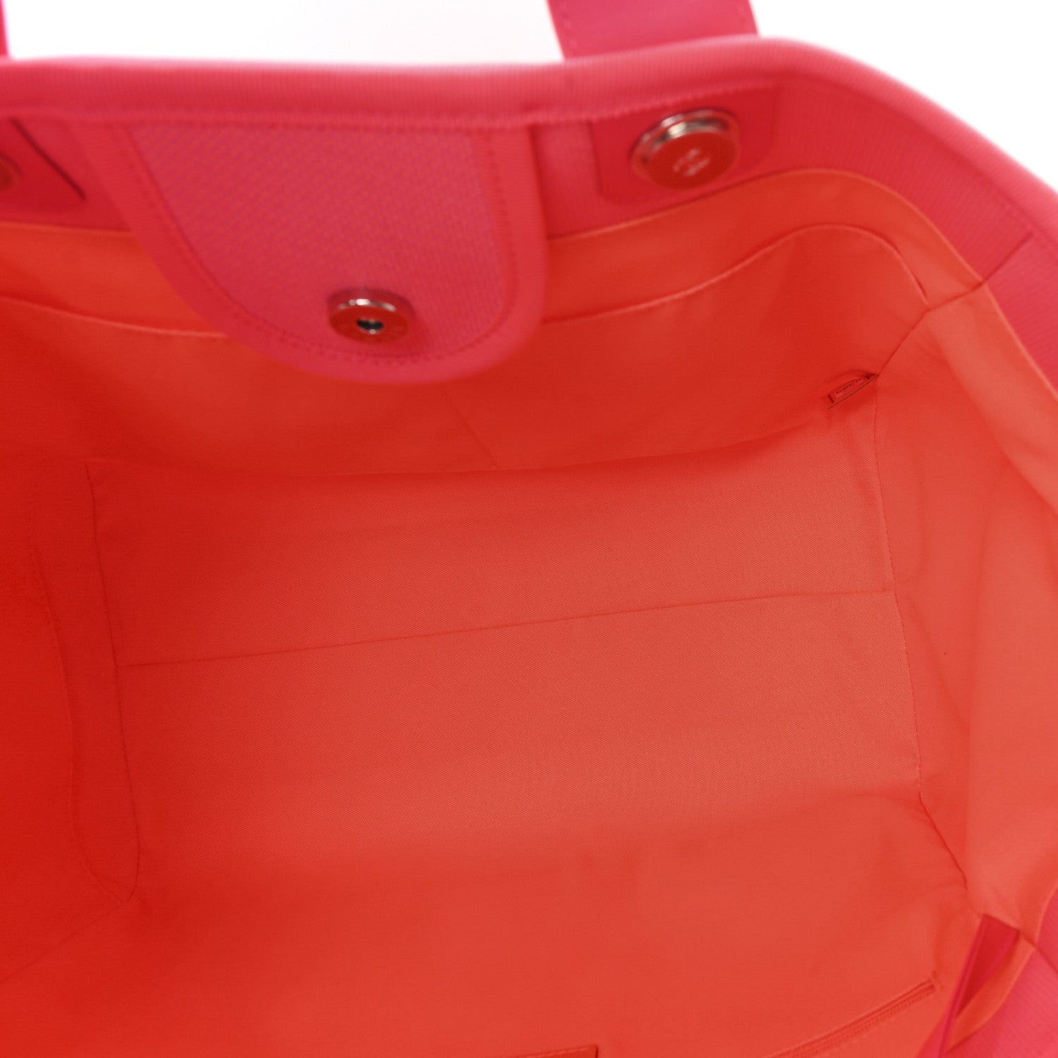 Chanel Mixed Fibers Calfskin Medium Deauville Tote Pink Orange 6 of 12