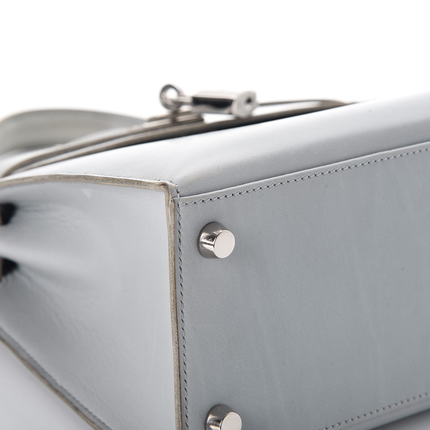 Hermes Box Nepal Kelly Sellier 25 Bleu Arctic 43 of 44