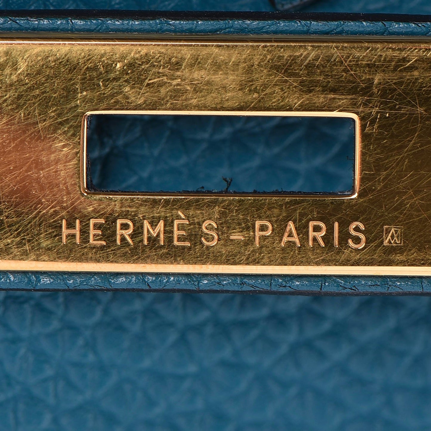 Taurillon Clemence Birkin 30 Cobalt