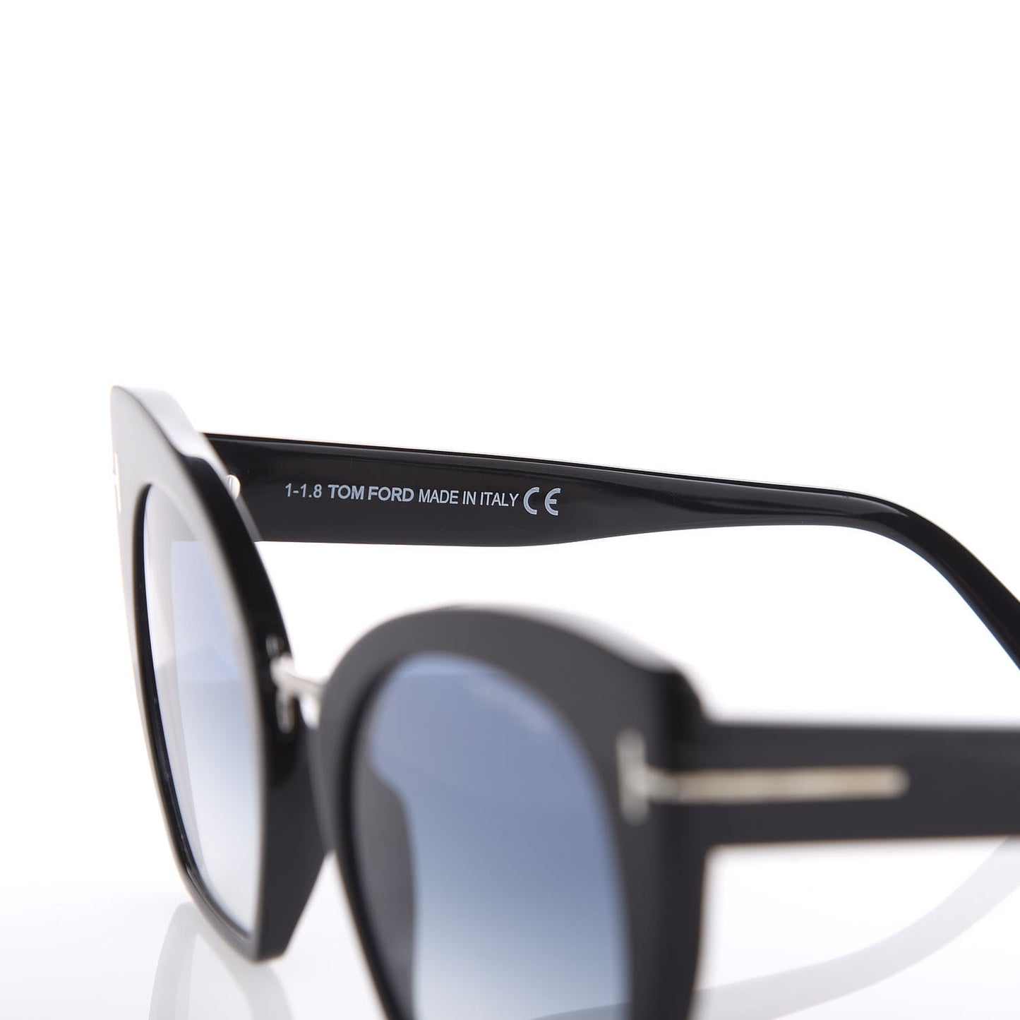 Samantha Cat Eye Sunglasses TF553 Black
