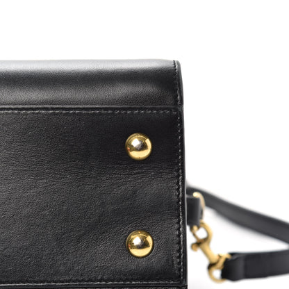 Saint Laurent Calfskin Monogram Baby Cabas Black 11 of 14