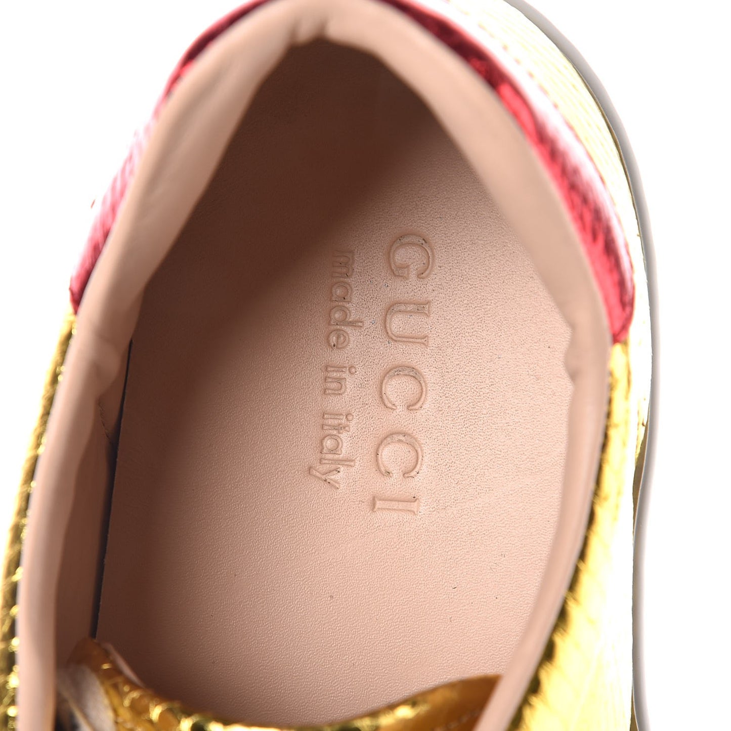 Metallic Ayers Web New Ace Sneakers 8 Gold Silver