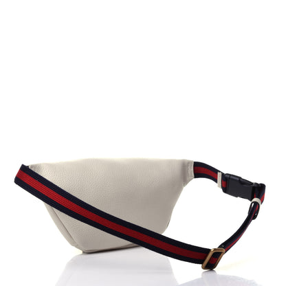Gucci Grained Calfskin Small Logo Belt Bag White 2 of 4