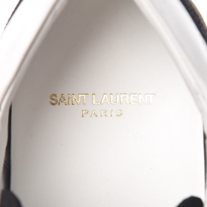 Saint Laurent Suede Mens Court Classic Sneakers 44 Black 6 of 10