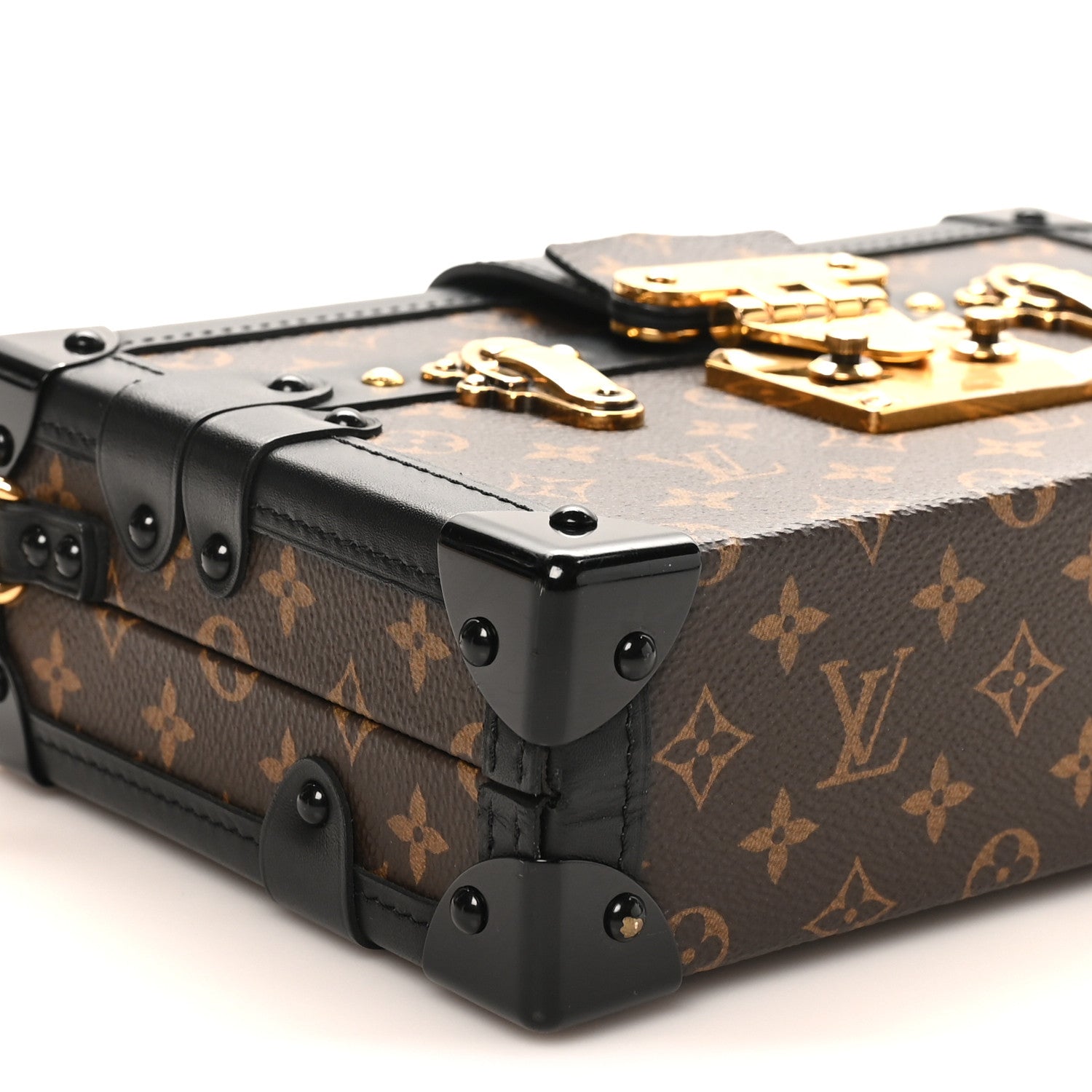 Louis Vuitton Monogram Petite Malle Black 8 of 9