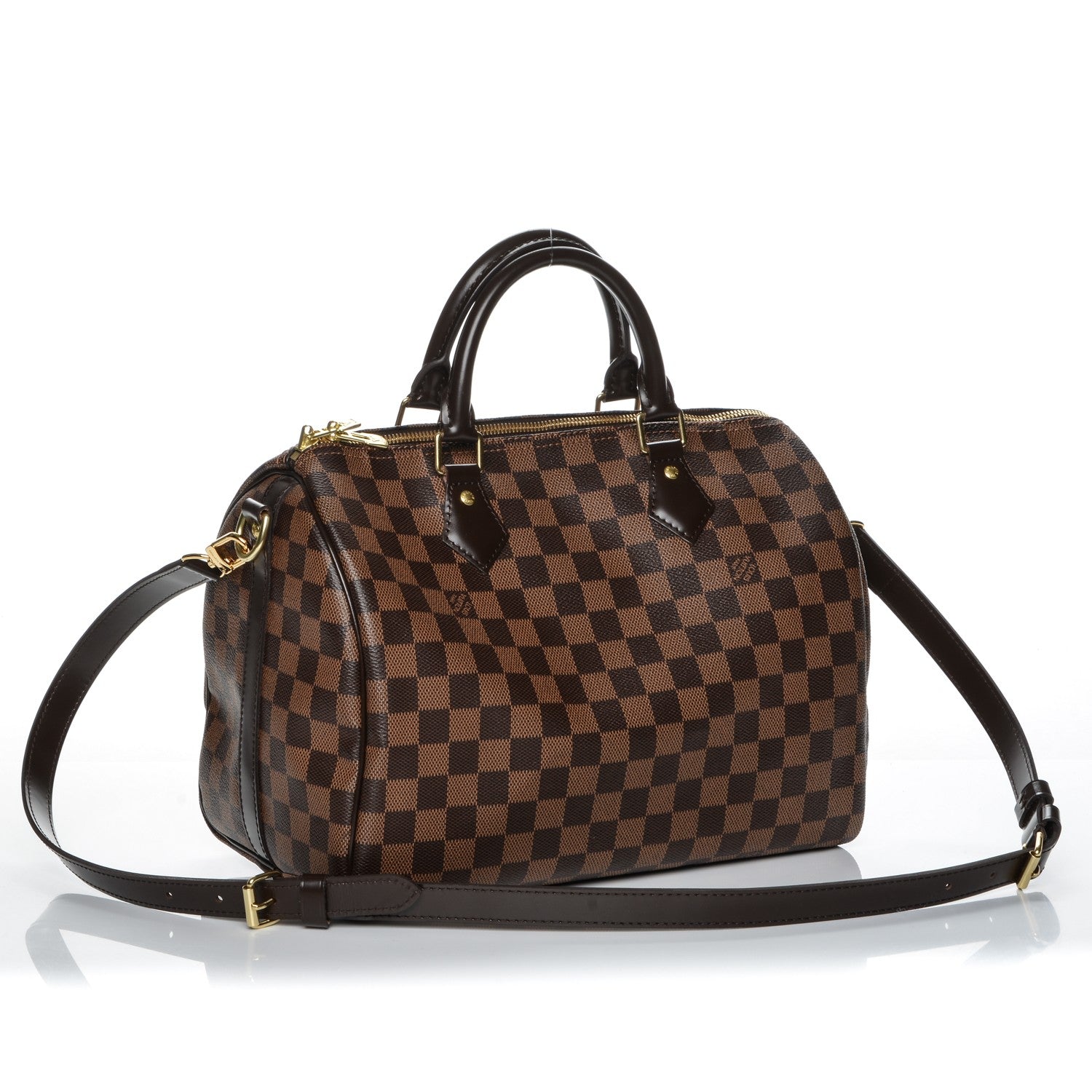 Louis Vuitton Damier Ebene Speedy Bandouliere 30 3 of 8
