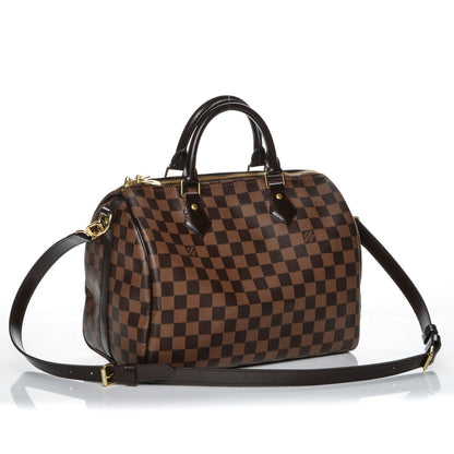Louis Vuitton Damier Ebene Speedy Bandouliere 30 3 of 8