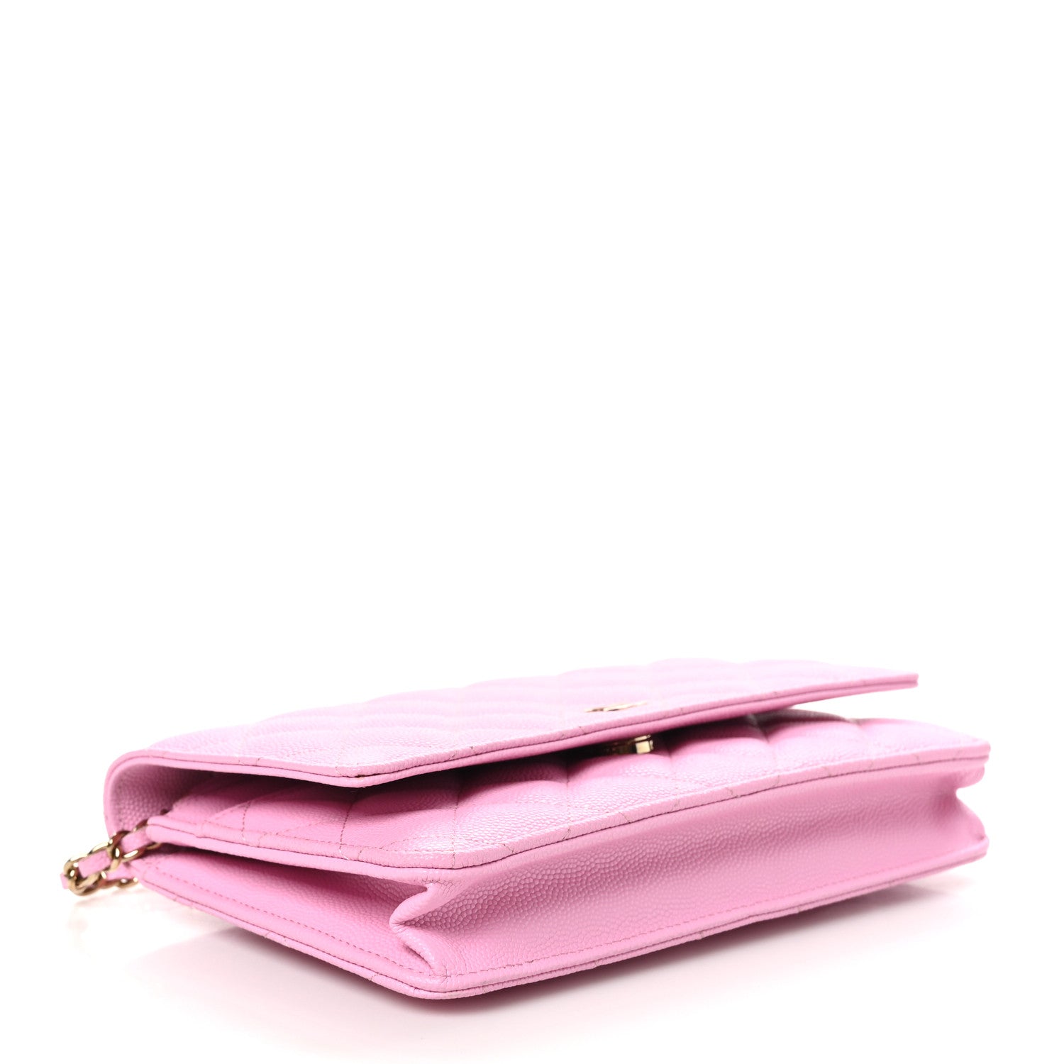 Chanel Caviar Quilted Wallet On Chain WOC Pink 4 of 13