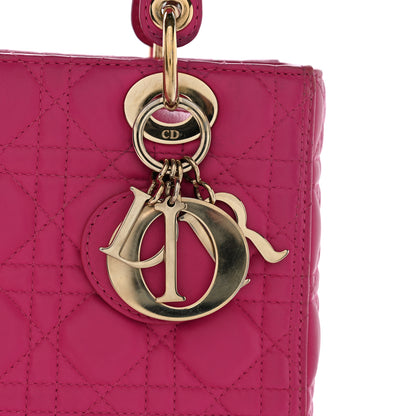 Christian Dior Lambskin Cannage Medium Lady Dior Pink 12 of 13