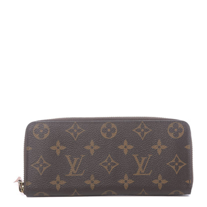 Louis Vuitton Monogram Clemence Wallet Rose Ballerine 1 of 6