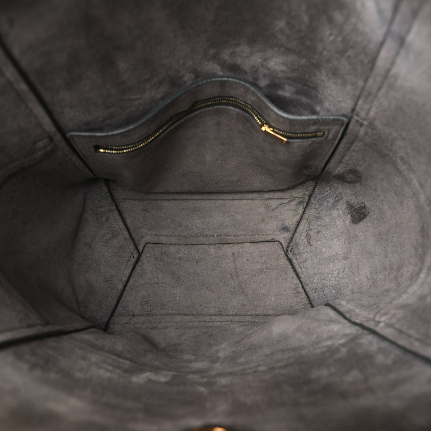 Soft Grained Calfskin Sangle Bucket Bag Taupe