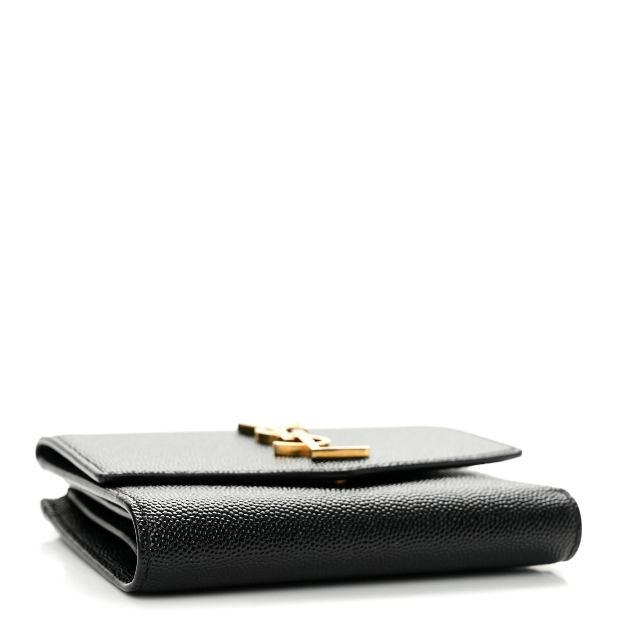 Grain De Poudre Monogram Bi-Fold Wallet Black