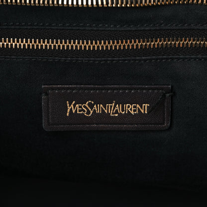 Saint Laurent Sheepskin Medium Cabas ChYc Black 6 of 12