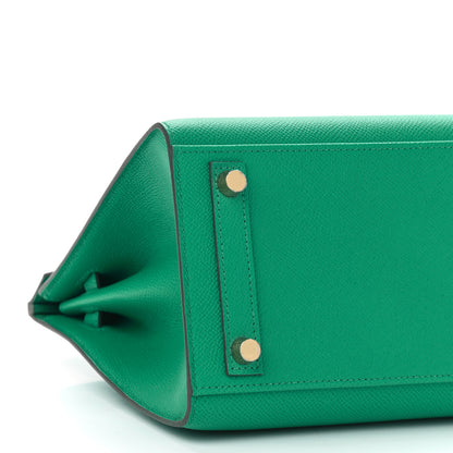 Hermes Epsom Birkin Sellier 25 Vert Jade 9 of 11