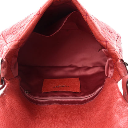 Chanel Glazed Calfskin Stitched On The Road Flap Pink 5 of 13