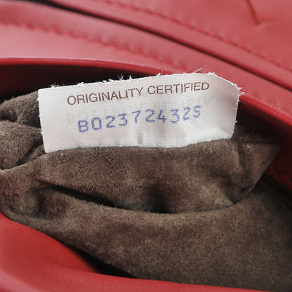 Bottega Veneta Nappa Intrecciato Mini Chain Messenger Red 7 of 8