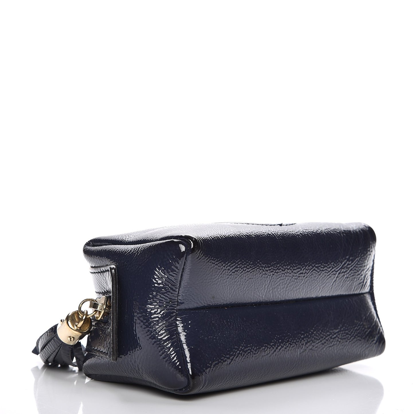 Patent Small Soho Cosmetic Case Uniform Blue