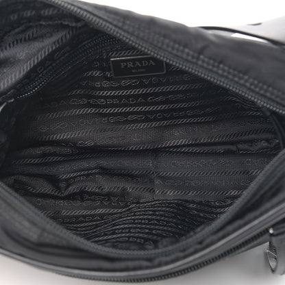 Prada Tessuto Nylon Studded New Vela Shoulder Bag Black 4 of 10