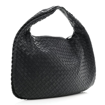 Bottega Veneta Nappa Intrecciato Large Veneta Hobo Black 2 of 9