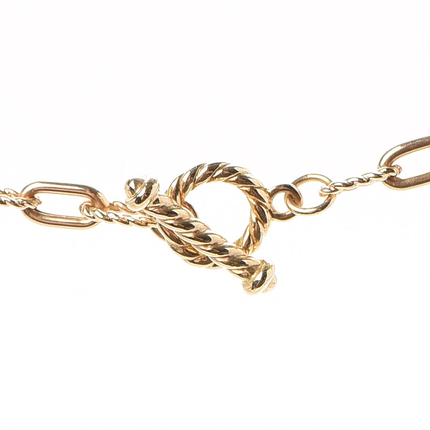 David Yurman 18K Yellow Gold Diamond Black Onyx Barrels Pendant Necklace 5 of 6